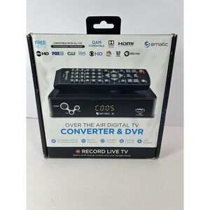 Ematic Over the Air Digital‎ TV Converter and DVR AT103C